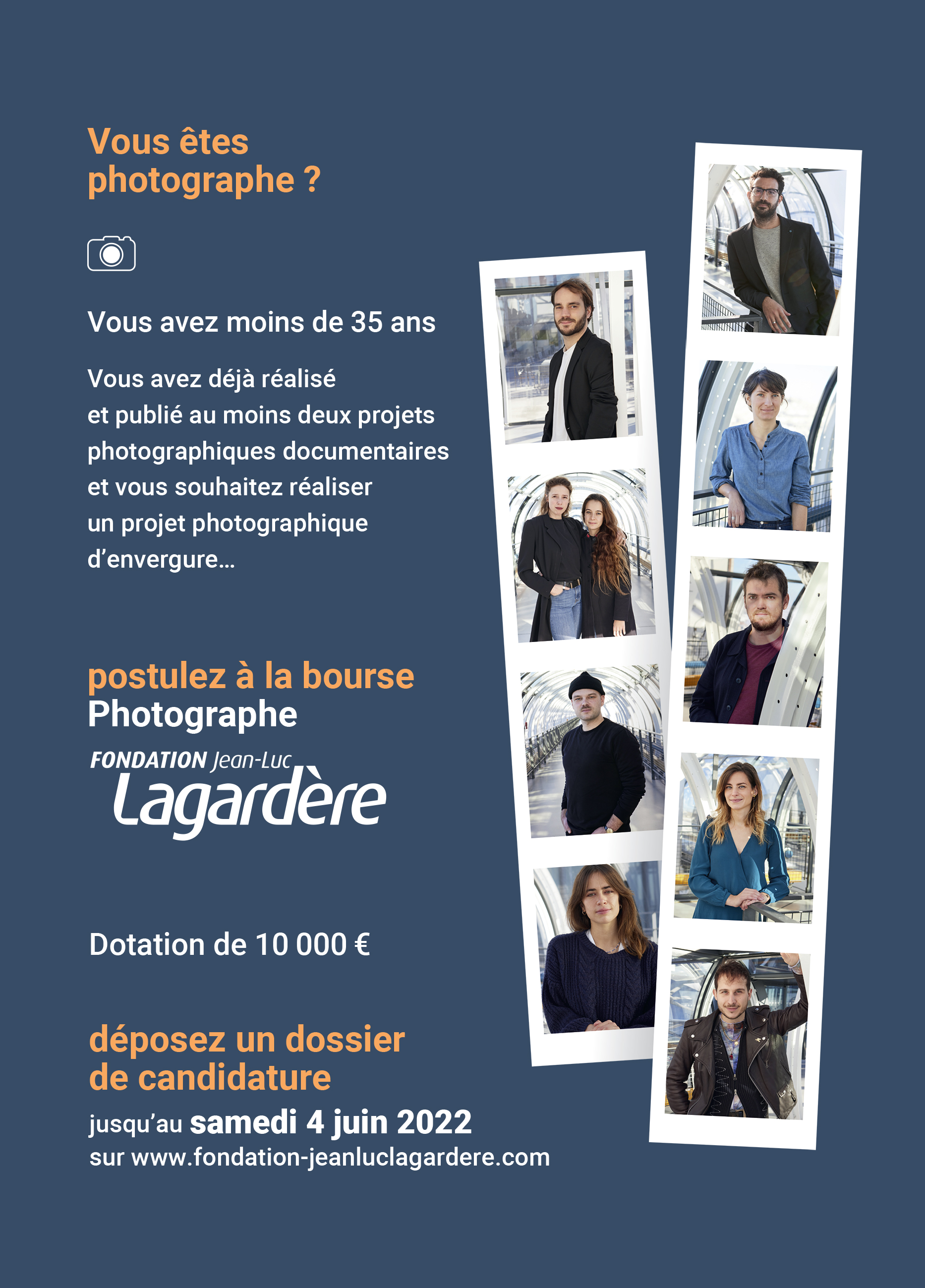Bourse Lagardère 2022 - Photographe